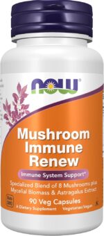 NOW Foods Supplements, Immune Renew™ with Astragalus Root Extract, Immune System Support*, 90 Veg Capsules - Image 2