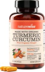 NatureWise Curcumin Turmeric 2250mg - 95% Curcuminoids & BioPerine Black Pepper Extract for Advanced Absorption - Daily Joint and Immune Health Support - Vegan, Non-GMO, 90 Count[30-Day Supply] - Image 2