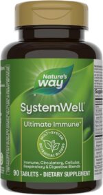 Nature's Way Systemwell Ultimate Immune* with Vitamins C, A, D, Zinc, and Selenium, Multi-System Botanical Blends Including Immune, Respiratory, Digestive & Circulatory, 90 Tablets - Image 2