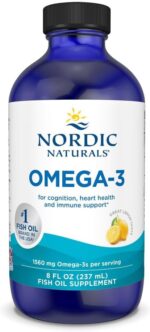 Nordic Naturals Omega-3, Lemon Flavor - 8 oz - 1560 mg Omega-3 - Fish Oil - EPA & DHA - Immune Support, Brain & Heart Health, Optimal Wellness - Non-GMO - 48 Servings - Image 2