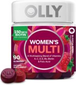 OLLY Women's Multivitamin Gummy, Vitamins A, D, C, E, Biotin, Folic Acid, Adult Chewable Vitamin, Berry Flavor, 45 Day Supply - 90 Count - Image 2