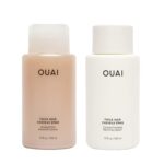 OUAI Thick Hair Shampoo and Conditioner Set - Sulfate Free Shampoo and Conditioner for Thick Hair Care - Moisturizes, Strengthens & Fights Frizz - Made with Keratin & Shea Butter (10 Fl Oz) - Image 2