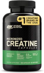 Optimum Nutrition Micronized Creatine Monohydrate Capsules, Keto Friendly, 2500mg, 100 Capsules - Image 2