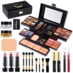 Professional Makeup Kit for Women Full Kit with Mirror 58 Colors All in One Make up Gift Set for Girls Included Eyeshadow,Compact Powder,Blusher,Lipstick,Eyebrow Pencil,Gitter Gel,Eyeliner,Mascara (N) - Image 2