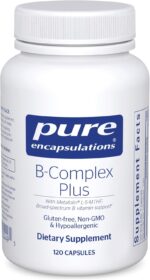 Pure Encapsulations B-Complex Plus - B Vitamins Supplement to Support Neurological Health, Cardiovascular Health, Energy Levels & Nervous System Support* - with Vitamin B12 & More - 120 Capsules - Image 2
