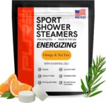 Pure Energizing Sport Shower Steamers - Natural Orange and Tea Tree Essential Oils, Made in USA, Energy Boost for Athletes, Valentines Day Gift for Runners, Relaxing Birthday Gifts for Self Care - Image 2