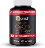 Qunol CoQ10 100mg Softgels, Ultra CoQ10 100mg, 3x Better Absorption, Antioxidant for Heart Health & Energy Production, Coenzyme Q10 Vitamins and Supplements, 4 Month Supply, 120 Count - Image 2