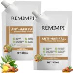 Remimpi Anti Hair Loss Shampoo,Remimpi Anti Hair Fall,Promote Hair Growth and Thickening & Strengthening Shampoo with Various Plant Extracts for All Hair Types (2PCS) - Image 2