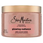 SheaMoisture Shea Sugar Body Scrub For Glowing Radiance Coconut Hibiscus Glowing Radiance Body Scrub With 24h Shea Moisture Nutrients 12 oz - Image 2