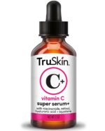 TruSkin Vitamin C Super Serum for Face – All-in-One Anti-Aging Serum with Vitamin C, Retinol, Niacinamide, Hyaluronic Acid & Squalane – Improve Appearance of Dark Spots, Firmness & Texture, 2 Fl Oz - Image 2