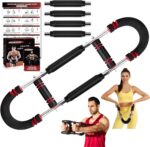 Twister Arm Trainer, 30-160 lbs Adjustable Twister Arm Chest Exerciser with 2/4 Spring & Poster for Men & Women, Detachable Power Twister Home Fitness Equipment for Enhancing Upper Body Muscle - Image 2