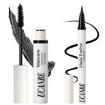 UCANBE Black Mascara and Liquid Eyeliner Set, Waterproof Colored Eye Makeup Duo - Enhance Your Gaze with Natural Lasting Lift & Curl for Lashes and Pigmented Smudge-Proof Eye Liner - Image 2