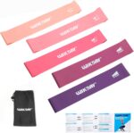 WIKDAY Resistance Bands for Working Out Exercise Loop Bands Workout Bands Set for Men Women Body Stretching, Crossfit Training, Home Workout, Physical Therapy, Booty Legs, Set of 5 - Image 2
