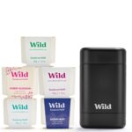 Wild - The Full Monty Starter Kit - Black Case with Refills in a Variety of Fresh Scents 5 x 1.4oz - Refillable Deodorant & Aluminum Free - Long Lasting Protection - Vegan - Image 2