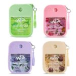 Wish Hand Sanitizer Spary Travel Size Spray 4-Piece 1.2 FL OZ (35ML) Each, Black Plum vanilla, Violet orchid sandalwood, Sweet Guava Fresh Coconut, Cucumber Melon, Hydrating and Moisturizing,(4 pack) - Image 2