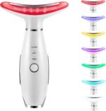 XMXW 7 Color True Beauty Glow Facial Massager, Red-Light-Therapy Wand for Facial Skin Care, Vibrating Massager for Face and Neck, Galvanic Facial Machine, Lymphatic Drainage Massager Face - Image 2