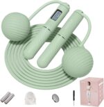 YOTTOY Skipping Ropes for Adults -Cordless Counter Jump Rope with Large Cordless Ball-Weighted Jump Rope for Women with LCD Display - Image 2