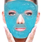 ZNÖCUETÖD Cold Face Eye Mask Ice Pack Reduce Facial Puff, Dark Circles, Gel Hot Heat Cold Compress Pack, Face SPA for Woman Sleeping, Pressure, Headaches, Skin Care, Post Laser Cosmetic Care[Blue] - Image 2