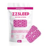 ZZSLEEP Restore Lip Mask – 30 Count | Collagen-Infused Overnight Lip Patch with Hyaluronic Acid & Vitamin E | Hydrating, Smoothing Lip Care, Pink - Image 2