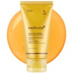 medicube Wrapping Mask Kojic Acid, Turmeric, Vitamin C Overnight Peel Off Facial Mask | Brighten & Defends Against Skin Stress for a Clear, Glowing Complexion | Korean Skin Care, 2.53 fl.oz - Image 2