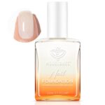 modelones Nail Strengthener, Milky White Nail Polish Nail Repair for Damaged Nails Hardener Air Dry Nail Growth Polish Natural Nail Concealer Foundation Gifts for Women 15ml - Image 2