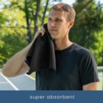 S&T INC. Microfiber Gym Towels, Yoga Towel for Home and Gym Bag, 16 Inch x 27 Inch, 6 Pack - Image 3