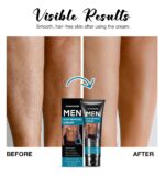 Intimate Hair Removal Cream for Men: Effective Painless Flawless Soothing Depilatory Cream for arms legs chest and Pubic Area - Suitable for All Skin Types 4.2 OZ - Image 4