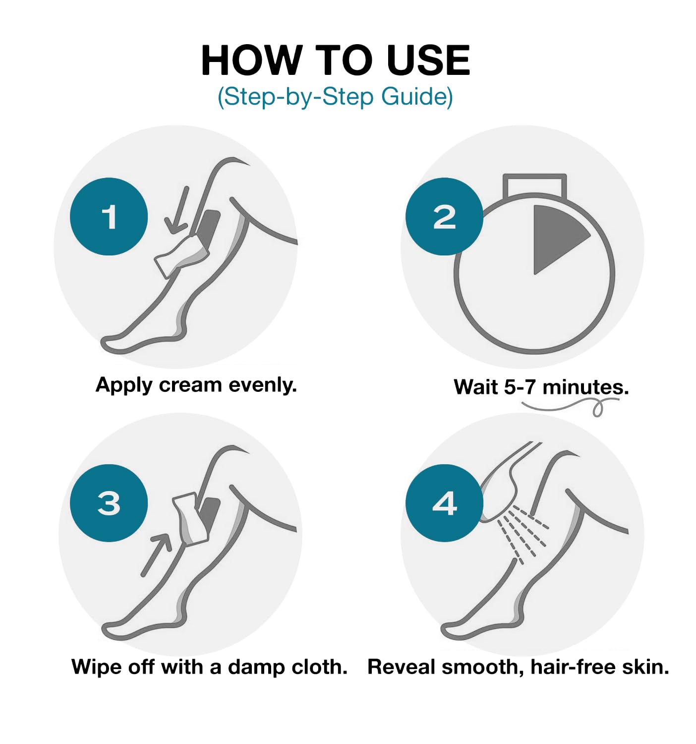 Intimate Hair Removal Cream for Men: Effective Painless Flawless Soothing Depilatory Cream for arms legs chest and Pubic Area - Suitable for All Skin Types 4.2 OZ - Image 4