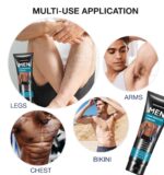 Intimate Hair Removal Cream for Men: Effective Painless Flawless Soothing Depilatory Cream for arms legs chest and Pubic Area - Suitable for All Skin Types 4.2 OZ - Image 5