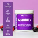 GOBIOTIX Vitamin C - Immune Defense Support Supplement - Immunity Powder Wellness Booster - Vegan Superfood - Elderberry, Turmeric, B12 Vitamin Supplement, Non-GMO and Sugar Free (Berry) - Image 3