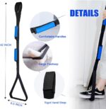 42 Inch Leg Lifter,Leg Lifter After Hip Replacement with Large Foot Loop,Mobility Aid for Disables and Elderly,Leg Lifter Strap for Knee Replacement Recovery Aids(Black) - Image 3