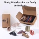 8 Pack Flat Hair Clips for Women,Matte No Crease Flat Claw Clips, Large Strong Hold Barrettes for Thick & Thin Hair, French Duckbill Styling Accessories - Image 5