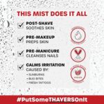 Thayers Alcohol-Free Witch Hazel Facial Mist Toner with Aloe Vera, Unscented, Soothing and Hydrating, for All Skin Types, Trial Size, 3 oz - Image 6