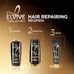 L'Oreal Paris Elvive Total Repair 5 Protein Recharge Leave In Conditioner Treatment and Heat Protectant, 5.1 Ounce - Image 5