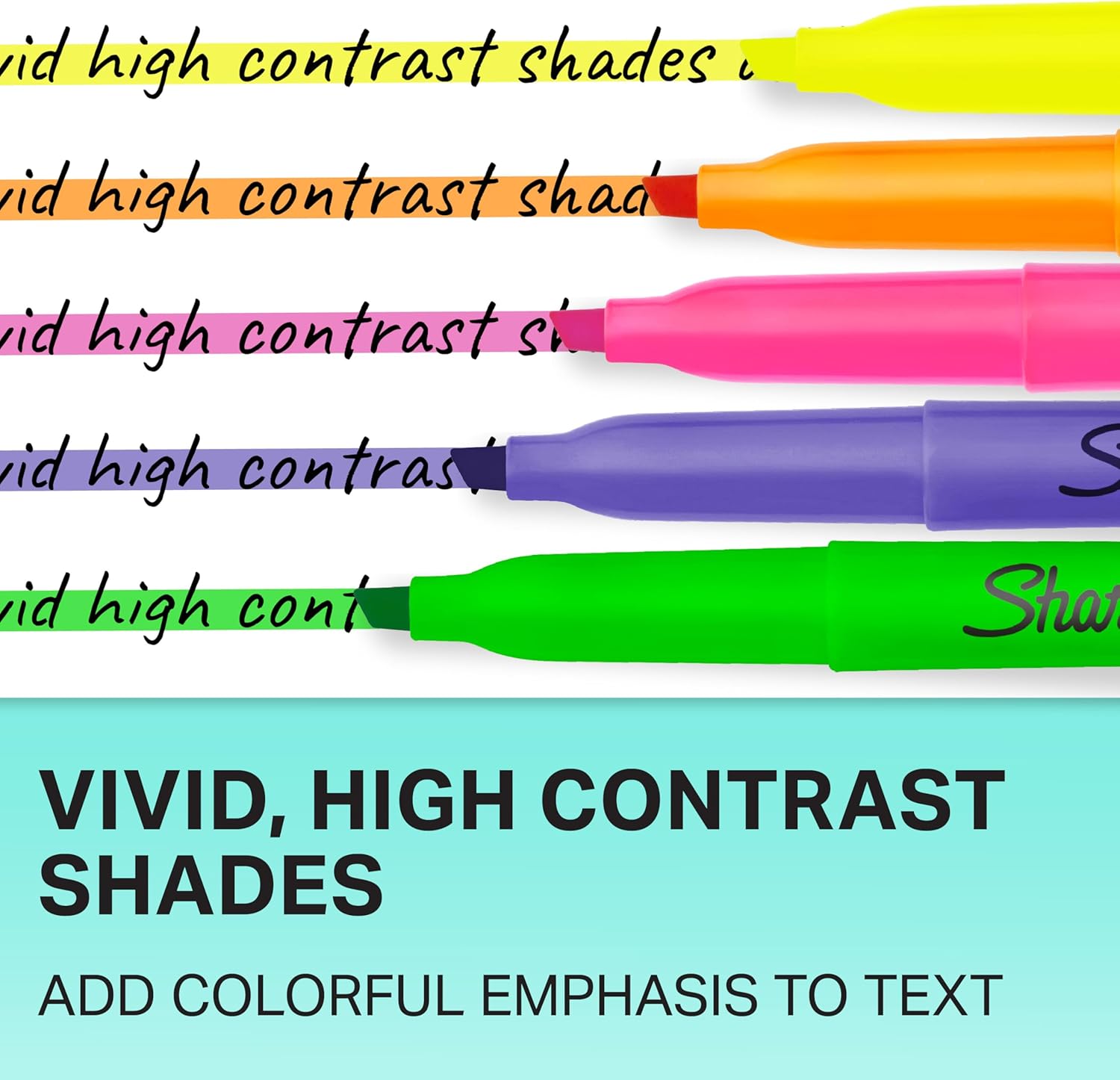 Sharpie Pocket Highlighters, Chisel Tip, Assorted Colors, 24 Count - Back to School, Office, Teacher Supplies - Image 3