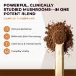 Sacred 7 Mushroom Powder Supplement, 7-in-1 Blend (60 Day Supply) | Immune Defense, Focus & Energy Support | Coffee Enhancer | Lion’s Mane, Reishi, Chaga | Organic 100% Fruiting Body Extract - Image 4