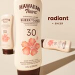 Hawaiian Tropic Sheer Touch Lotion Sunscreen, Moisturizing Broad-Spectrum Protection, SPF 30, Sun, Mango, 8 Oz - Image 3
