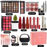 MISS ROSE M All In One Full Makeup Kit,Multipurpose Women's Makeup Sets,Beginners and Professionals Alike,Easy to Carry (Black) - Image 3