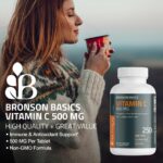Bronson Vitamin C 500 MG Supports a Healthy Immune System & Antioxidant Protection, Non-GMO, 250 Vegetarian Tablets - Image 4