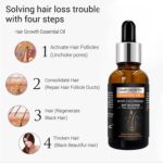 Hair Care Essential Oil Set - Hair Growth Shampoo & Hair Growth Essence Oil Containing Ginger Extract，Anti-Hair Loss Conditioner，Deep Nourish Repair ，Anti-Hair Loss & Anti-Frizz - Image 4