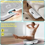 Vibrating Board Exercise Machine, Vibrating Platform for Lymphatic Drainage, 120 Speeds, Upgraded Vibrating Board for Weight Loss, Full Body Workout Equipment, Perfect for Home Fitness - Image 5