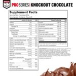 Muscle Milk Pro Series Protein Powder Supplement, Knockout Chocolate, 5 Pound, 28 Servings, 50g Protein, 3g Sugar, 20 Vitamins & Minerals, NSF Certified for Sport, Workout Recovery - Image 3