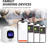 Life Alert System for Seniors No Monthly Fee,Medical Alert Wristband & Caregiver Pager,328ft Range Wi-Fi Emergency Call Button,1 Host Unit + 3 Buttons + 2 Bracelets for Home Use - Image 4
