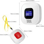 Life Alert System for Seniors No Monthly Fee,Medical Alert Wristband & Caregiver Pager,328ft Range Wi-Fi Emergency Call Button,1 Host Unit + 3 Buttons + 2 Bracelets for Home Use - Image 5