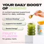 Kiala Nutrition Super Greens, Organic Greens Powder with Spirulina & Chlorella for Digestion, Gut Health, Immunity, Adaptogens, Energy, Gluten Free, Vegan, Sugar Free, Lemon Drop, 30 Servings - Image 4