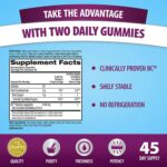 Digestive Advantage Daily Probiotic Gummies for Digestive & Gut Health for Men and Women, Superfruit Flavor, Red, 180 Count, Pack of 2 - Image 5