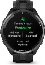Garmin Forerunner® 965 Running Smartwatch, Colorful AMOLED Display, Training Metrics and Recovery Insights, Black and Powder Gray, 010-02809-00 - Image 3