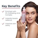 Eucerin Radiant Tone Face Cleanser Gel with 2% Exfoliating AHA Complex, Gentle Face Wash Improves Skin Clarity and Boosts Radiance, All Skin Types, 6.8 Fl Oz Bottle - Image 3