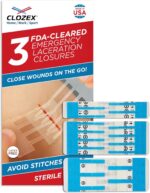 Clozex Emergency Laceration Closures - Repair Wounds Without Stitches, Skin Closure Device for 3 Individual Wounds Or Combine for Total Length of 4 1/4 Inches - Image 2