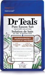 Dr Teal's Salt Soak with Pure Epsom Salt, Nourish & Protect with Coconut Oil, 3 lbs - Image 2